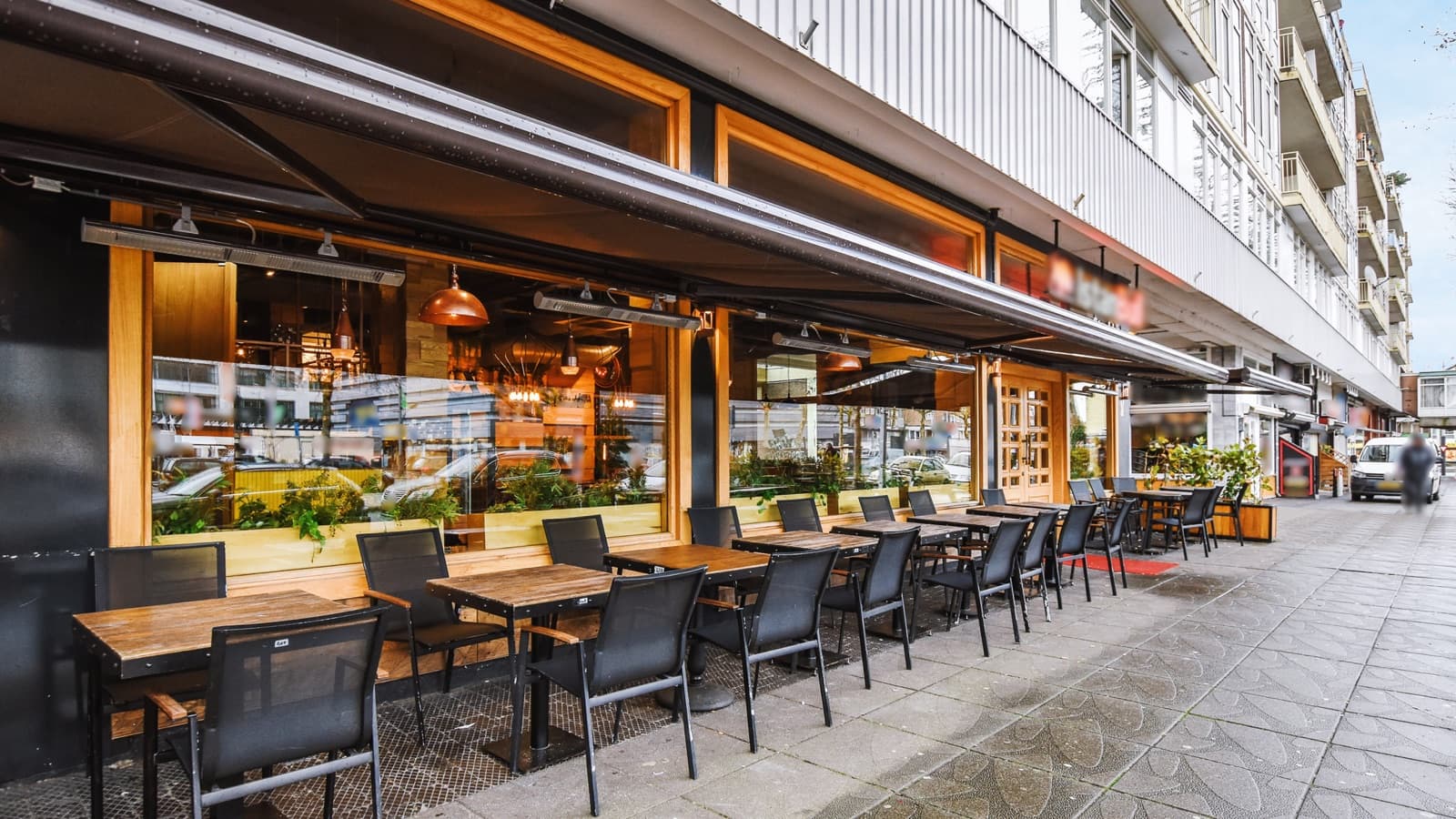 Independent restaurant prepared for service
