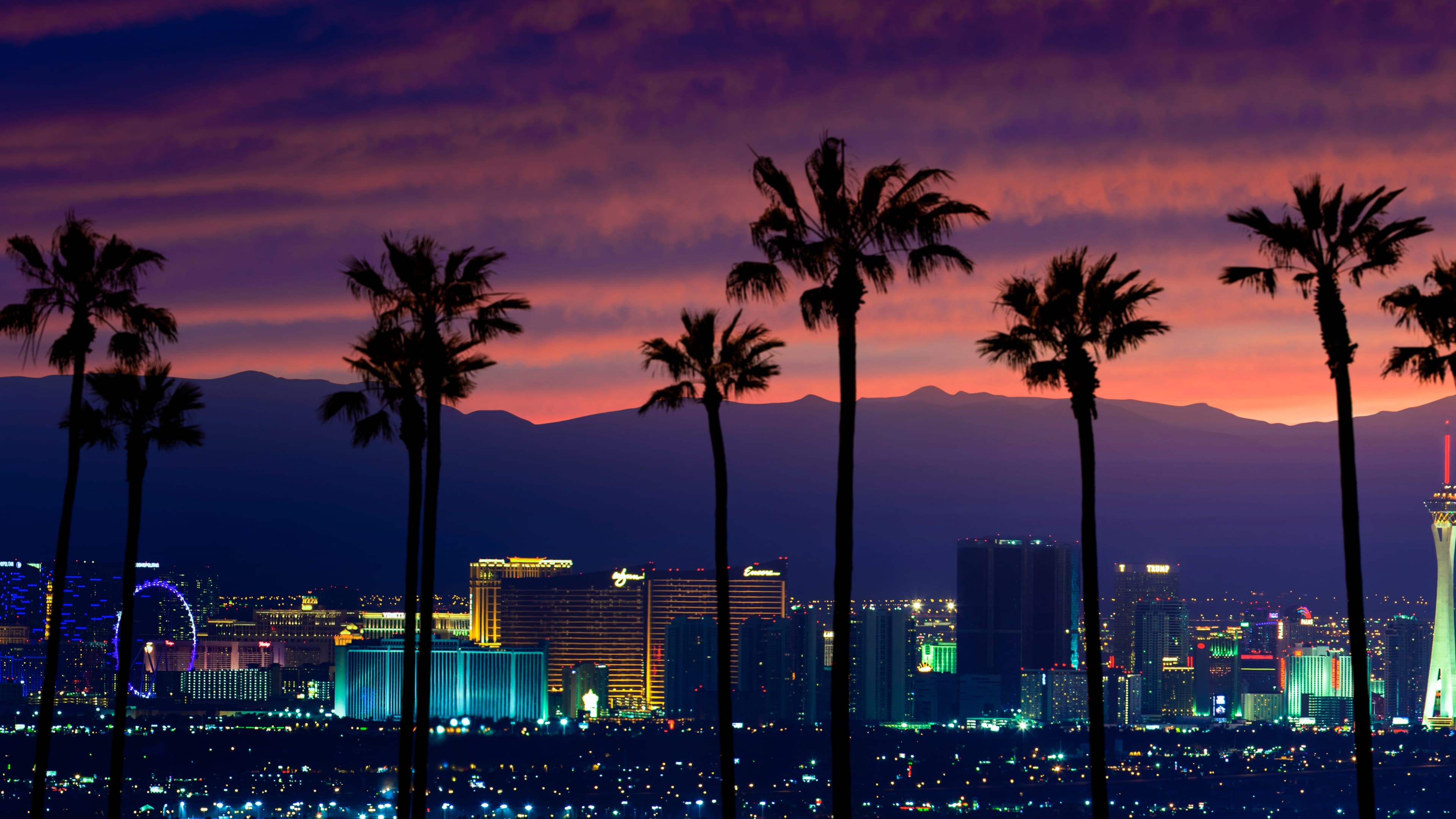 Las Vegas city background
